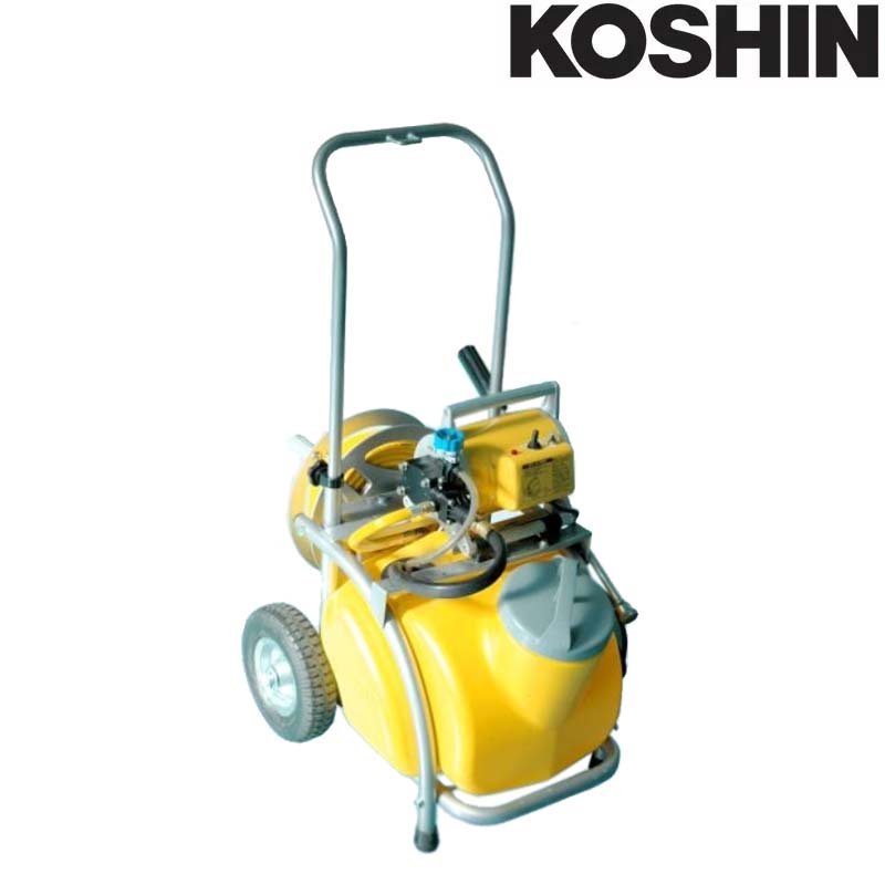 電動噴霧器 ガーデンスプレーヤー MS-252RT25 25L貯蔵タンク + 持ちはこび付 250W ノズル長さ54糎 掛け目23.5kg 工進 KOSHIN 断種 除草 撒き散らす シB 代引不可