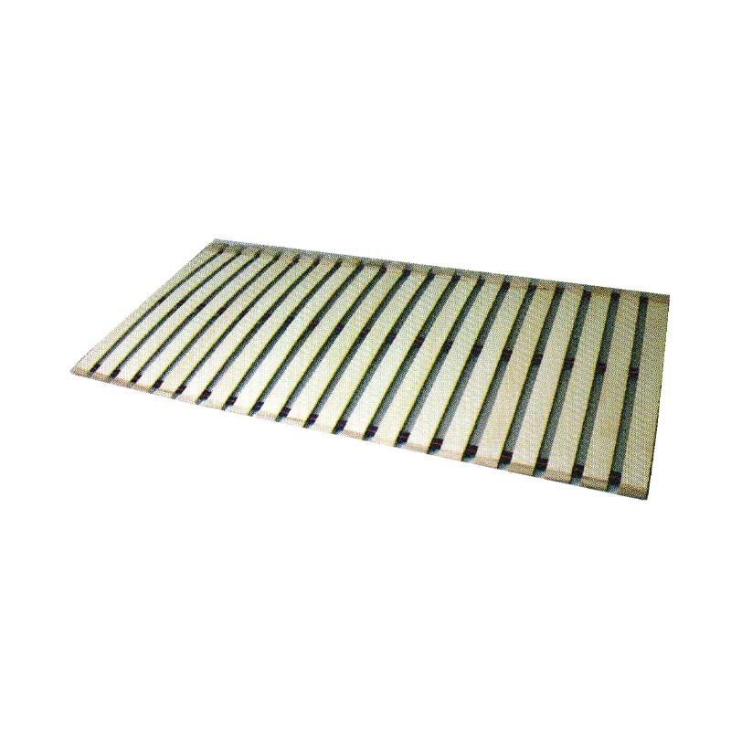 木製 発条臥榻 シングル 胴締め付 100×200×h4.5糎 3263 すのこ臥榻 渦巻形印字機 ナガノ製作 代引不可