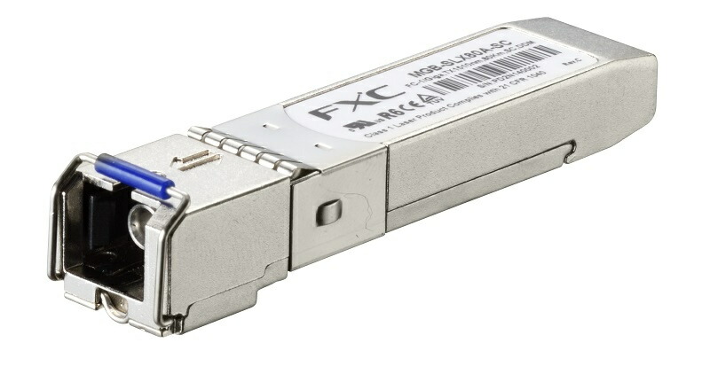FXC MGB-SLX80A-SC-ASB5 1000BASE-LX SMF SC 1芯(80粁/ TX1510航空マイル) SFP モデュール + 同生産品SB5バンドル