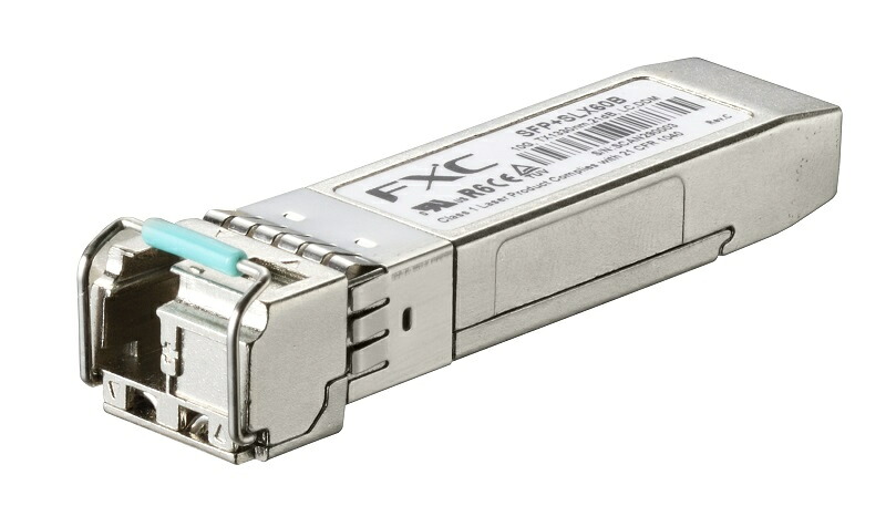 FXC SFP+SLX60B-ASB5 10G SMF LC 1芯(60km/ TX1330nm) SFP+ モジュール + 同製品SB5バンドル|PLUSYU堂
