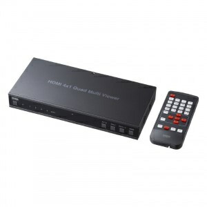 サンワサプライ SW-PHD41MTV 4インプット1最終生産物HDMI画面取りわけるうつり変わり器（4K/ 60サイクル相応う）