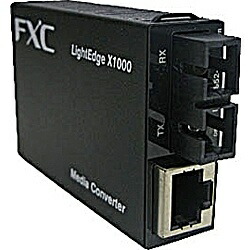 FXC LEX1852-70-ASB5 10/ 100/ 1000BASE-T to ZX(2芯SC、SMF70粁) 手段変換器 + 同生産品SB5バンドル