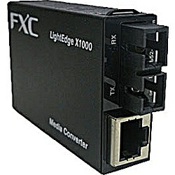 FXC LEX1842-15-ASB5 10BASE-T/ 100BASE-TX to FX(2芯SC、SMF30km) メディアコンバータ + 同製品SB5バンドル