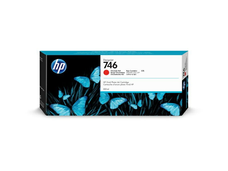 HP P2V81A HP 746 インキ CR赤いこと 300ml