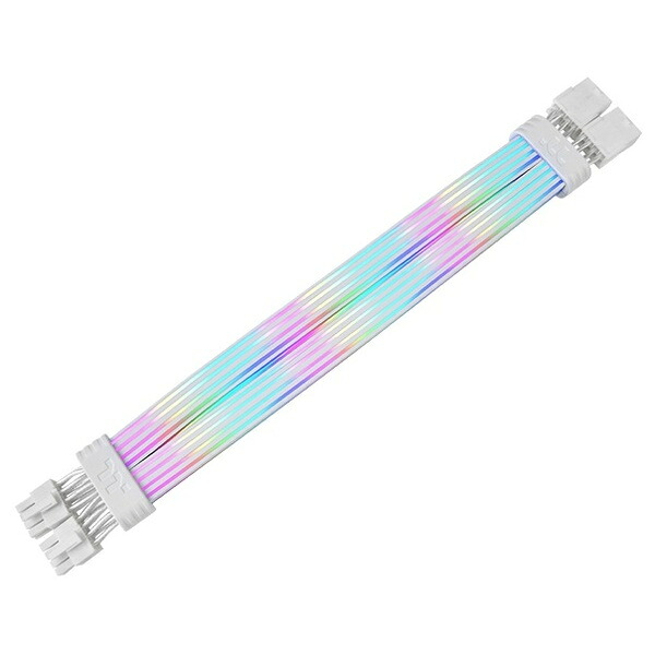 Thermaltake AC-082-CN6NAN-A1 電源ケーブル Tt Mod 8 pin ARGB Snow Cable|PLUSYU堂