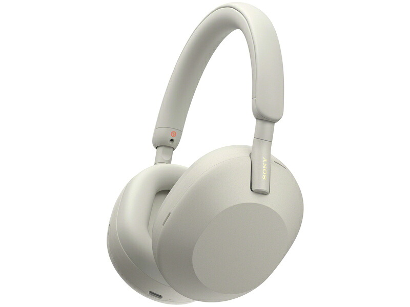 SONY(VAIO) WH-1000XM5/S ワイヤレスノイズキャンセリングステレオヘッドセット プラチナシルバー（ヘッドバンドスタイル）