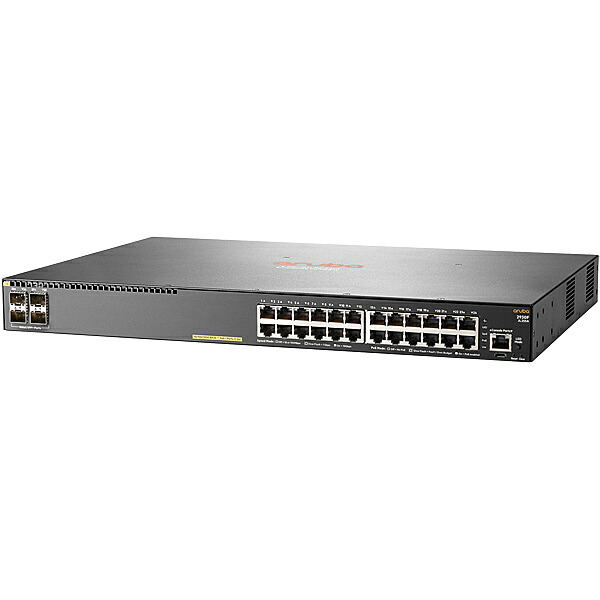 HP JL255A#ACF HPE Aruba Networking 2930F 24G PoE+ 4SFP+ Switch