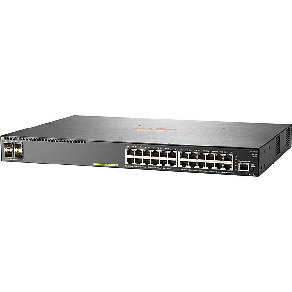 HP JL261A#ACF HPE Aruba Networking 2930F 24G PoE+ 4SFP Switch