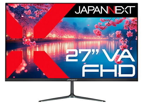 JAPANNEXT JN-V27FHD 液晶ディスプレイ 27型/ 1920×1080/ HDMI×1、VGA×1/ ブラック/ スピーカー有/ 2年保証