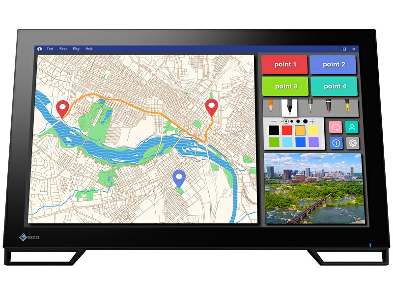 EIZO FDF2182WT-LBK 54.7cm（21.5）型タッチパネル装着カラー液晶モニター DuraVision FDF2182WT-L ブラック