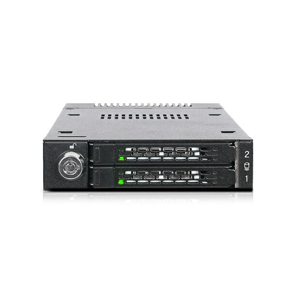 ICY DOCK MB834M2K-B ICYDOCK 2xM.2 NVMe SSD積み上げる用 リムーバブルケース PCIe 4.0相応う 3.5 インチベイサイズ