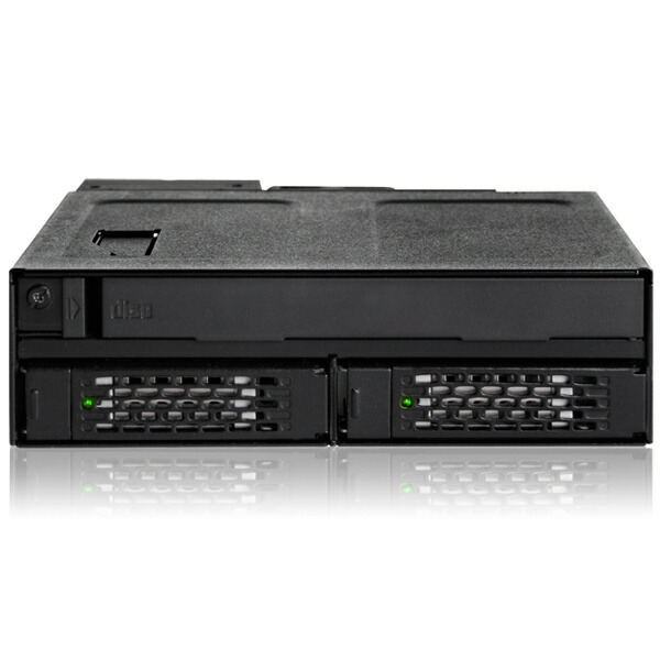 ICY DOCK MB602SPO-B ICYDOCK 2 x 2.5inSSD /HDD ＋ 1x か細いODD積み上げる用リムーバブルケース 5.25inベイ大きさ