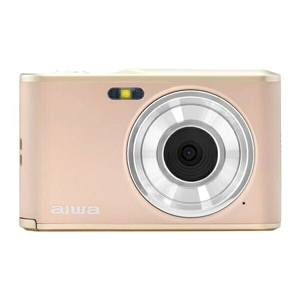 aiwaデジタル JA4-DCM0001(LB) コンパクトデジタルカメラ aiwa cam DCB ライトブロンズ(1300万画素CMOSセンサー/ 2.8インチIPSディスプレイ/ 電子手ブレ補正/ AF/ 4倍デジタルズーム/ 自撮り撮影/ 軽量)|PLUSYU堂