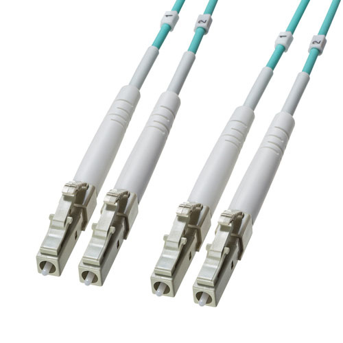 サンワサプライ HKB-CSOM3LCLC-100 OM3吊りひも寄りあつまる型光衣料繊維有線テレビ（100m）