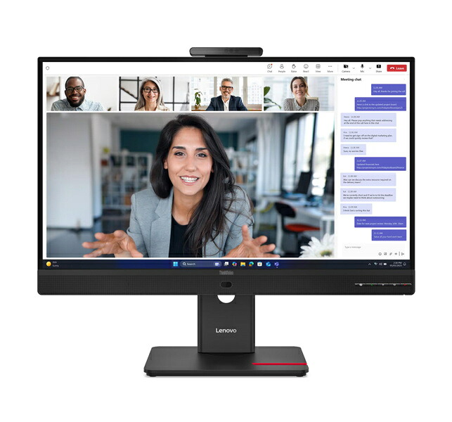 レノボ・ジャパン 64B8UAR1JP ThinkVision T27QD-4v (27型ワイド液晶ディスプレイ/ 2560&times;1440/ USB Type-C、DP、HDMI/ ブラック/ スピーカー：あり/ 3年間フル保証/ 広視野角IPSパネル採用)｜PLUSYU堂