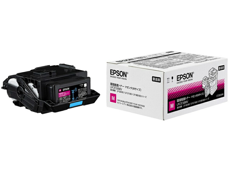 89%OFF!】 EPSON 6600ページ LPC3T38MV マゼンダ Mサイズ ビジネスプリンター用 環境推進トナー マウス・キーボード・入力機器