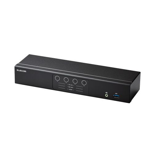 ELECOM KVM-NHUS4 マイコンうつり変わり器(KVM)/ HDMI/ 4界面