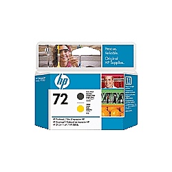 HP C9384A HP72プリントヘッドマットブラック / 黄色