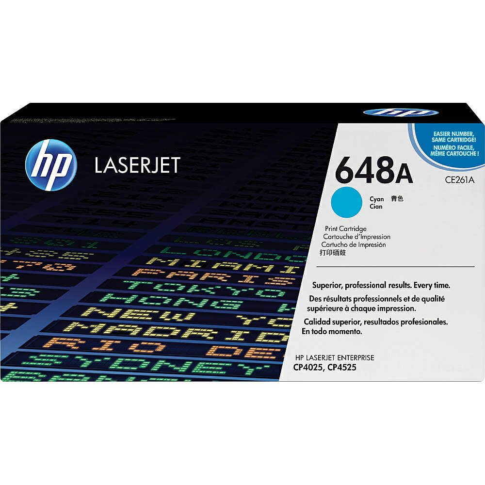 HP CE261A 648A シアン トナーカートリッジ(CP4525)