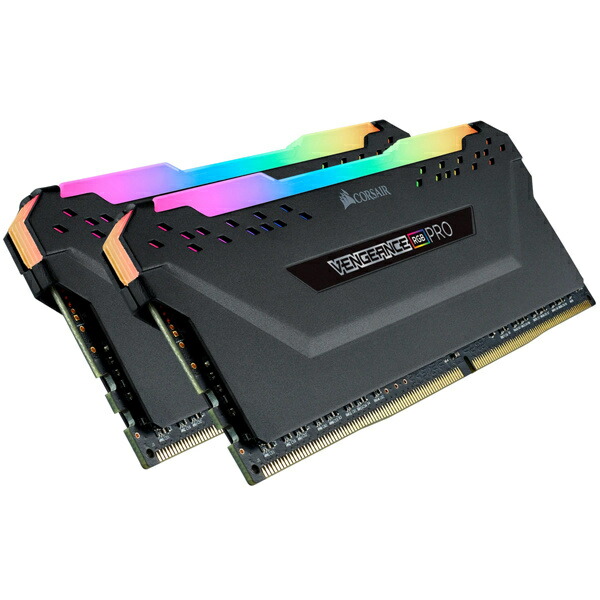 コルセア メモリ CMW16GX4M2D3600C18 DDR4 3600MHz 8GBx2 288pin DIMM Unbuffered  18-22-22-42 Vengeance RGB PRO オーバーのアイテム取扱☆