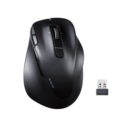 ELECOM M-XGM50MBSKBK マウス/ EX-G PRO/ 右手専用/ Mサイズ/ Bluetooth/ 無線2.4GHz/ 8ボタン/ 高速スクロール/ チルトホイール/ 抗菌/ 静音/ 充電式/ ブラック