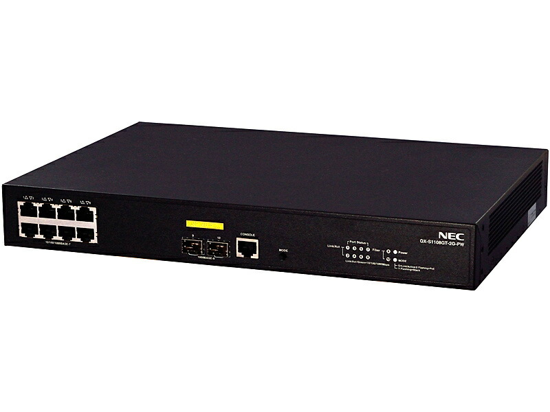 NEC B02014-01105 QX-S1108GT-2G-PW 1GbE第一義的PoE+・座標軸2取り替えっこ