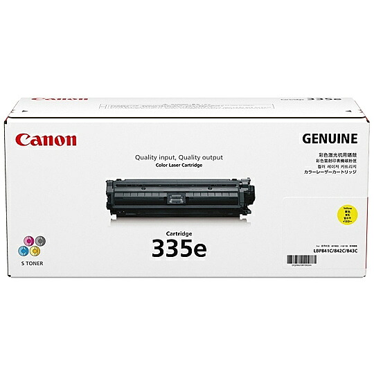 Canon 0462C001 CRG-335EYEL トナーカートリッジ335e Y (イエロー)