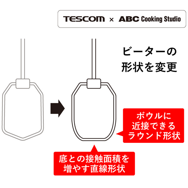 テスコム THM1300-S ハンドミキサー シルバー 【おしゃれ】