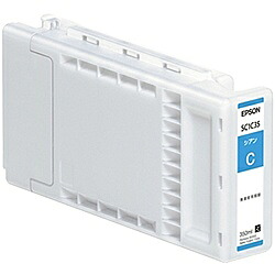 EPSON SC1C35 SureColor用 インクカートリッジ/ 350ml（シアン）｜PLUSYU堂