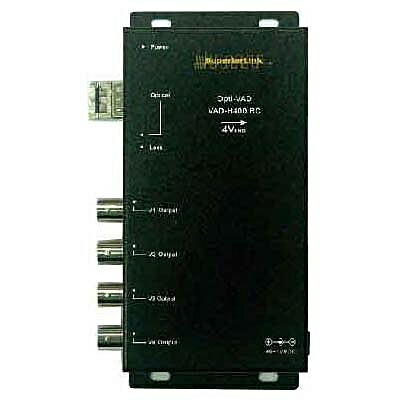 ジョブル VAD-H400.RC AHD/ 固定ディスク-TVI/ HDCVI/ コンポジット挿し画用4挿し画グラスファイバー伝わらす 傍受器
