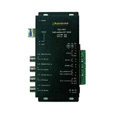 ジョブル VAD-H404A.RC.355R AHD/ 固定ディスク-TVI/ HDCVI/ コンポジット挿し画用4挿し画＋RS232C＋RS485×2＋接触点交通信号グラスファイバー伝わらす 傍受器