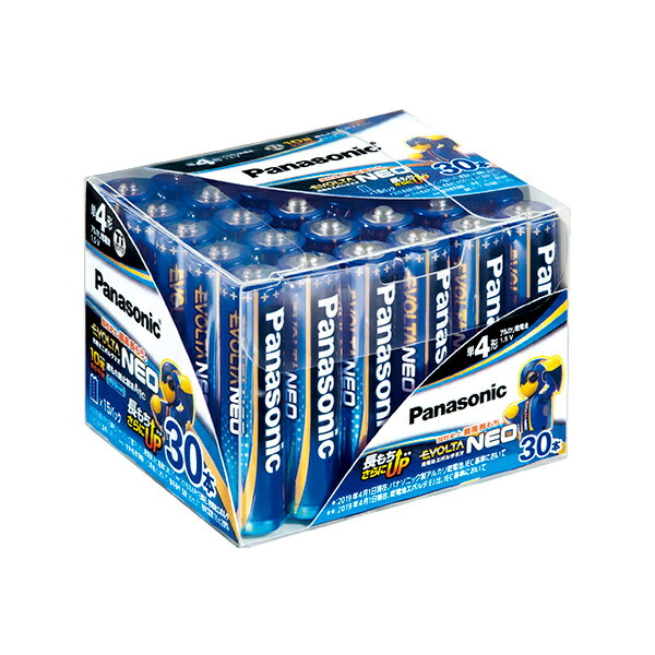 Panasonic LR03NJ/30SH 乾電池エボルタネオ 単4形 30本パック