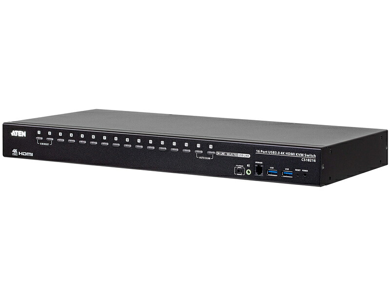 ATEN CS18216 16界面 USB・HDMI KVM取り替えっこ（4K、USB 3.0相応う）