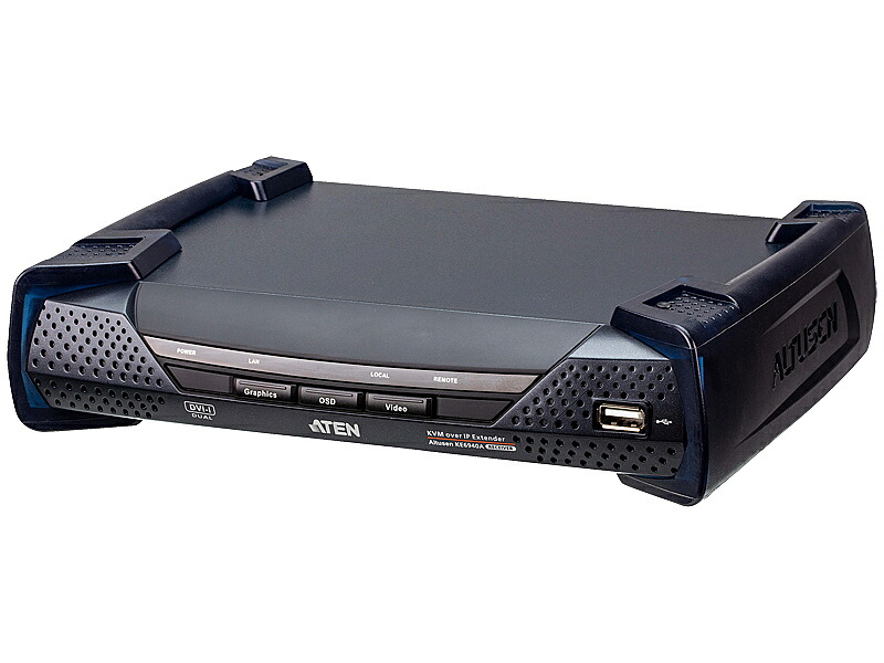 ATEN KE6940AR デュアル見せびらかす相応うIP-KVMエクステンダー/ 受信システム