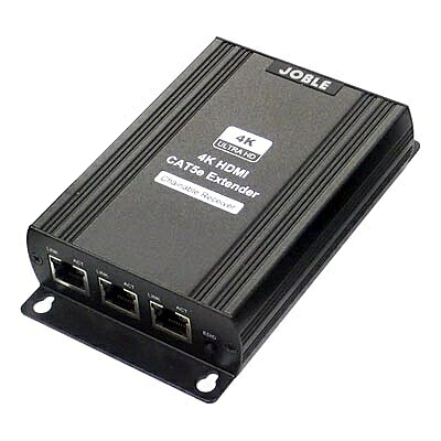 ジョブル HE03LR-4K HDMI 4K対応CAT5e伝送 受信器(再延長機能付)