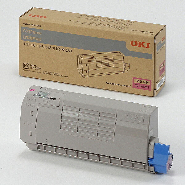 OKI TC-C4コマーシャル2 トナーカートリッジ(大) マゼンタ (C712dnw)