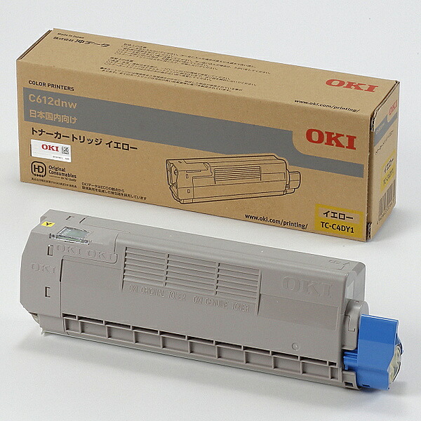 OKI TC-C4DY1 トナーカートリッジ イエロー (C612dnw)