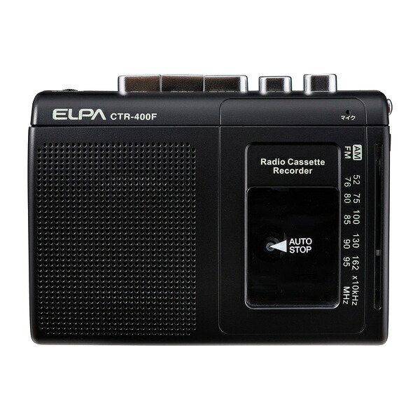 ELPA CTR-400F ラジオ付カセットテープレコーダー