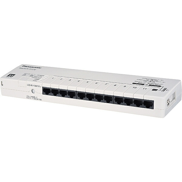 パナソニックPoE給電対応L2SWハブSwitch-S8PWR PN21089K Switch-S8PWR(PN21089K)｜PoE給電スイッチングハブ