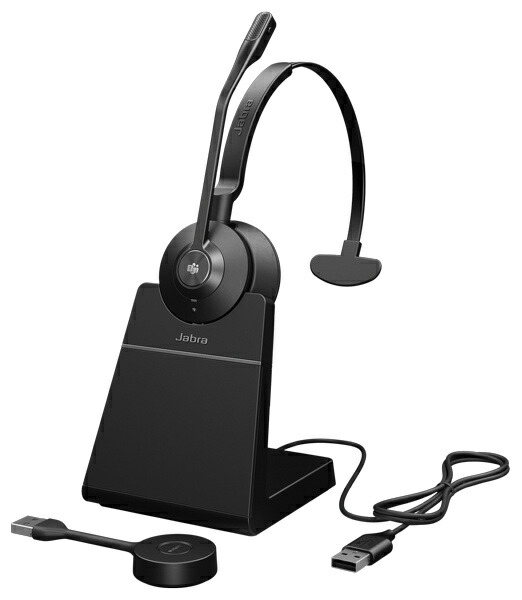 GNオーディオ 9653-455-136 Jabra 接点真っただ中用無線電話天々書き割り DECT USB-A 片耳 申し受ける照明ランプ付 MSお墨付き「Jabra Engage 55 SE Mono Link400a MS Stand」