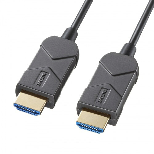 サンワサプライ KM-HD20-UFB15LP 8K/ 60Hz 4K/ 120Hz対応光ファイバHDMIケーブル(15m)|PLUSYU堂