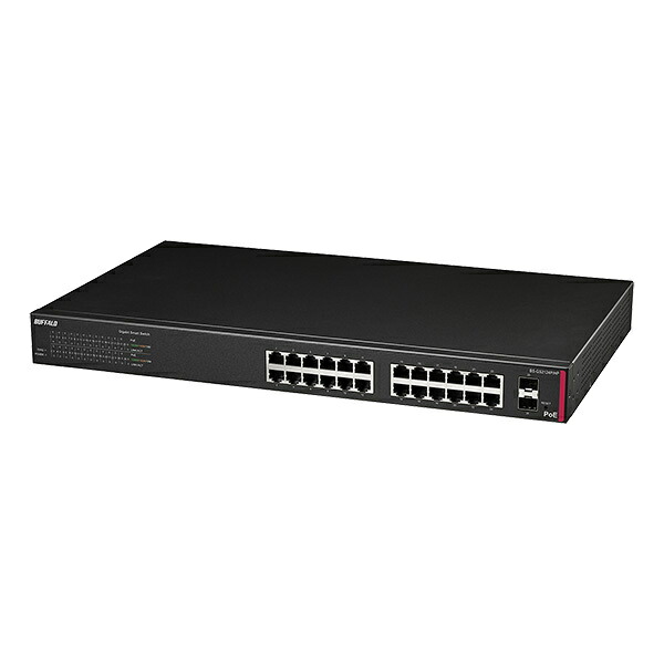 緩衝装置置き目 BS-GS2124P/HP 法人向け 度合い2 Giga PoE かっこ良い取り替えっこ 24界面