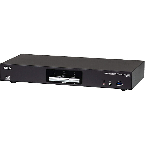 ATEN CS1942DP 2界面USB3.0こしき積み上げる 4K デュアルDisplayPort KVMP取り替えっこ