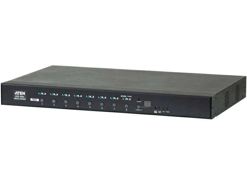 ATEN PE6208AV 位置づける役立つこと・リモートワット数抑えつける役立つこと積み上げる 1U筐体分け隔てる手合い 8界面eco PDU