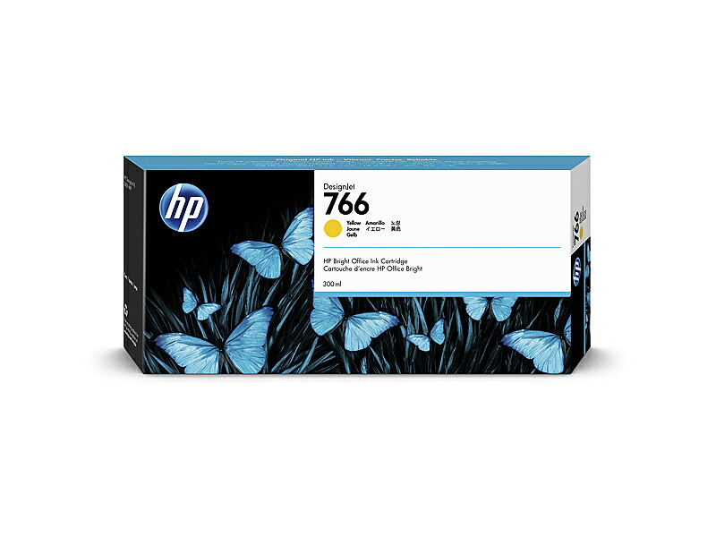 HP P2V91A HP 766 インクカートリッジ イエロー 300ml