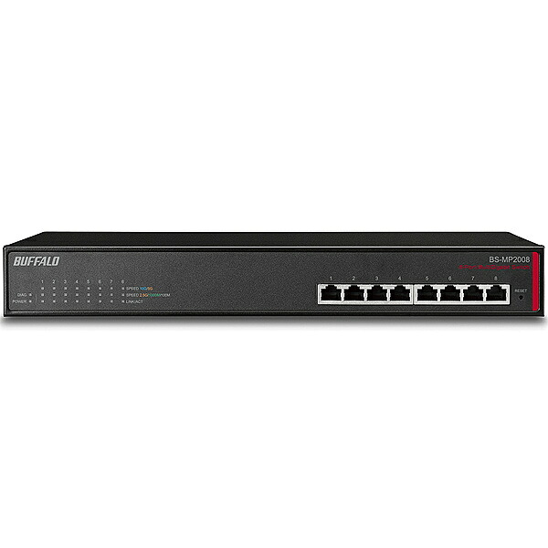 緩衝装置置き目 BS-MP2008 座標軸2 マルチギガ（10G/ 5G/ 2.5G/ 1000M/ 100M）相応う取り替えっこ 8界面