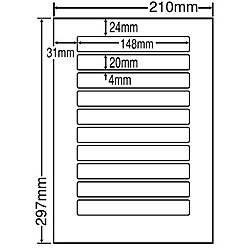 東洋印刷 LDW10BC 最大57％オフ！ シートカットラベル 10面付 返品不可 A4版 1ケース500シート