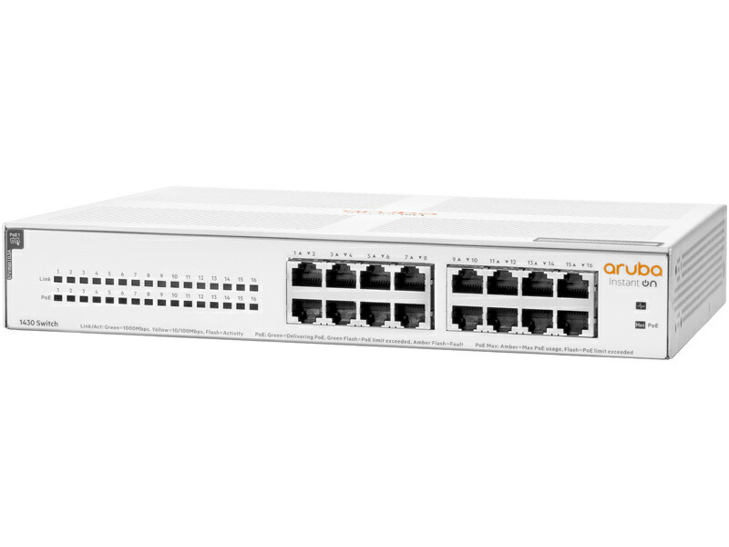 HP R8R48A#ACF Aruba Instant On 1430 16G Class4 PoE 124W Switch 【オープニング HP R8R48A#ACF Aruba Instant On 1430 16G Class4 PoE 124W Switch 【オープニング