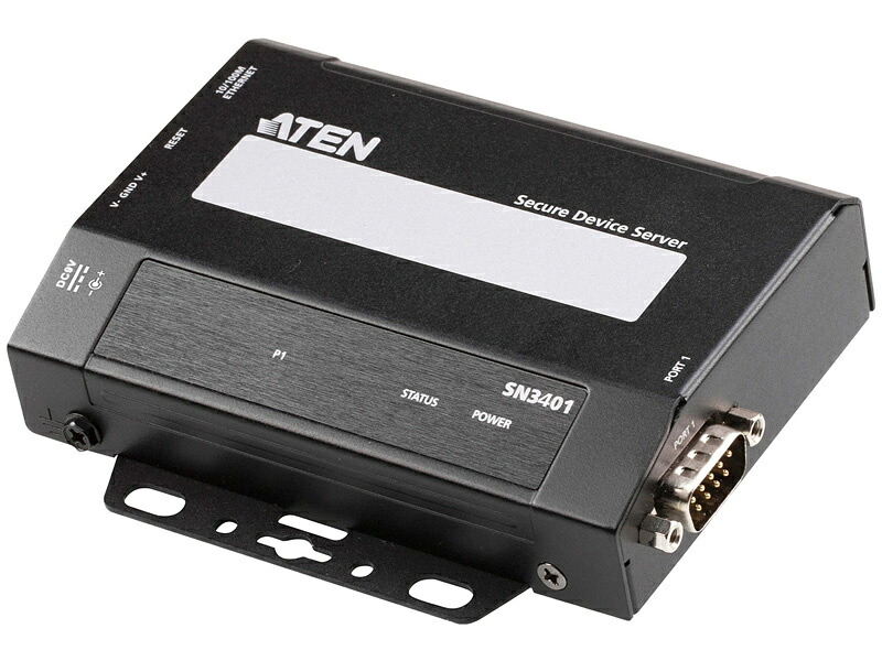 ATEN SN3401 1-Port RS-232/ 422/ 485 セキュアデバイスサーバー