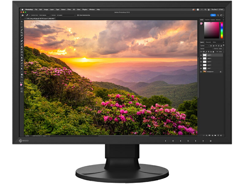 EIZO CS2400S-BK 液晶ディスプレイ 24.1型/ 1920×1200/ USB Type-C、HDMI、DisplayPort/ ブラック/ スピーカー：なし